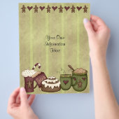 フライヤー – クリスマスコアホットチョコレート – ジンジャーパン (手)