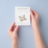 フライヤー:ビジネスプロモーション:ホワイトロータス チラシ (手)