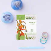 フライヤー 美容院 スパ 緑 B テンプレート 小 (シングル)