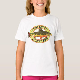 フライユーモアのある釣り Tシャツ