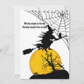 フライングウィッチ フルムーン 怖い名言 ダークハロウィン シーズンカード (正面)