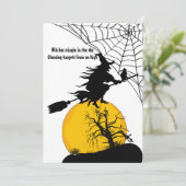 フライングウィッチ フルムーン 怖い名言 ダークハロウィン シーズンカード (スタンド正面)