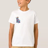 フライングウィングレトロローラースケートキッズ Tシャツ (正面)