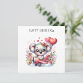 フライングコアラの誕生日 招待状 (スタンド正面)