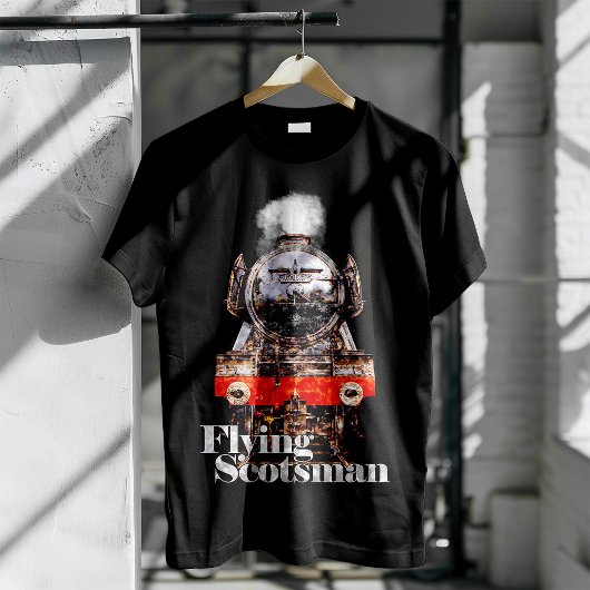 フライングスコッツマン - 蒸気機関車イラスト Tシャツ