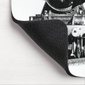 フライングスコッツマン 蒸気機関車 1923年製LNER列車 マウスパッド (コーナー)