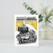 フライングスコッツマン 蒸気機関車。1923年 LNER列車 ポストカード (スタンド正面)