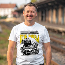 フライングスコッツマン 蒸気機関車。1923年 LNER列車 Tシャツ