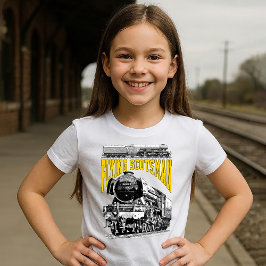 フライングスコッツマン 蒸気機関車 1923年 LNER列車 Tシャツ