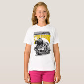 フライングスコッツマン 蒸気機関車 1923年 LNER列車 Tシャツ (正面フル)