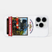 フライングスコッツマン 4472 蒸気機関車 リトロポスター iPhoneケース (裏面横)
