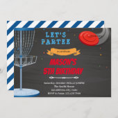 フライングディスクゴルフの招待状 招待状 (正面/裏面)