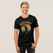 フライングディスクゴルフ - ビンテージ ビッグフット トライブレンドＴシャツ (正面全面)