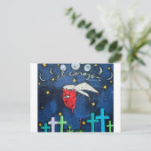 フライングハートのポストカード ポストカード (スタンド正面)