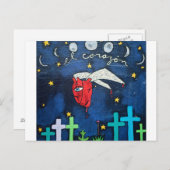 フライングハートのポストカード ポストカード (正面/裏面)