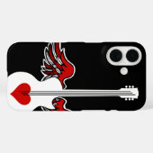 フライングハートギターケースメイトiPhoneケース Case-Mate iPhoneケース (裏面 (横))