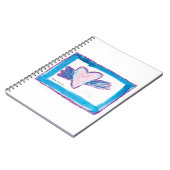 フライングハート - CHOCの子供たちの芸術 ノートブック (左側)