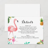 フライングル・バチェロレッテ・ウィークエンド詳細カード エンクロージャーカード (正面/裏面)