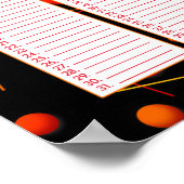 フライング・スフィアーズ パペチュアル バースデー カレンダー ポスター (角)