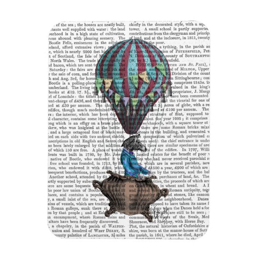 フライング・ゼブラ マグネット (縦)