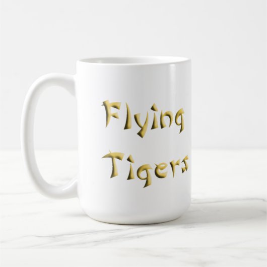 フライング・タイガースのロゴのコーヒー・マグ コーヒーマグカップ (左)