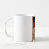 フライング・タイガースの血のチケット コーヒーマグカップ (左)