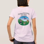 フライング・ヒルビリー レディースクルーネックTシャツ Tシャツ (裏面)