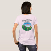 フライング・ヒルビリー レディースクルーネックTシャツ Tシャツ (裏面フル)