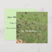 フライング・ビーズ - パーソナライズパーティー招待状 招待状 (正面/裏面)