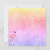 フラインゴのパレード グリーティングカード (裏面)