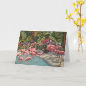フラインゴのファッション・ノートカード カード (黄色い花)