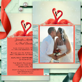 フラインゴの投稿または結婚式後の写真招待状 招待状
