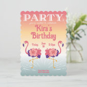 フラインゴサンセットのカスタム招待状, オリジナル招待状 招待状 (スタンド正面)