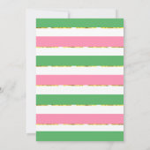 フラインゴパーティー招待状、Let's Flamingle 招待 招待状 (裏面)