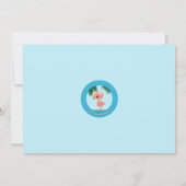 フラインゴベイビーシャワーのご招待　ママのキッス 招待状 (裏面)