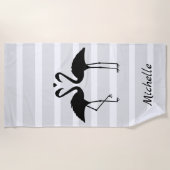 フラインゴ カスタマイズ ビーチタオル (正面)