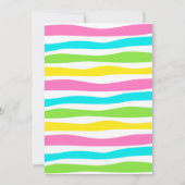 フラインゴ プールパーティー 誕生日 招待状 (裏面)