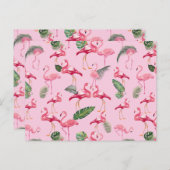 フラインゴ ラブ パターン 5 ポストカード (正面/裏面)