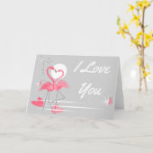 フラインゴ ラブ I ラブ ユー 風景 カード (黄色い花)