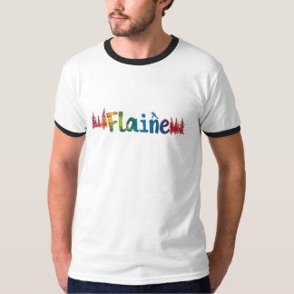 フラインスキータウンアドベンチャー – のスリルを受け入れる Tシャツ