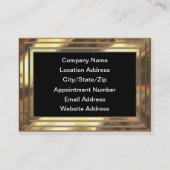 フラインスタープロフェッショナル美容師 名刺 (裏面)