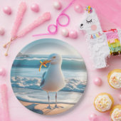 フライ付きフランスのカモメ ペーパープレート (パーティー)