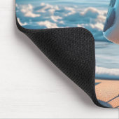 フライ付きフランスのカモメ マウスパッド (コーナー)