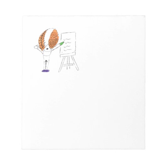 フライ先生 ノートパッド (正面)