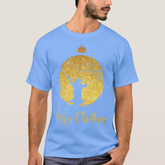 フライ漁師と釣り人のためのメリークリスマス Tシャツ