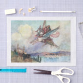 フライ遠くに 薄葉紙 (クラフト)