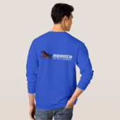 フライ釣りに引っ掛かっている Tシャツ (裏面フル)
