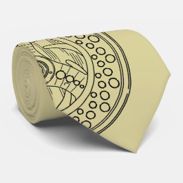 フライ釣りのファンのためのフライリールアート ネクタイ