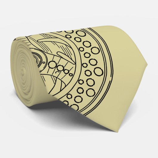 フライ釣りのファンのためのフライリールアート ネクタイ (ロール)