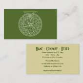 フライ釣りのファンのフライフィッシングリールアート 名刺 (正面/裏面)